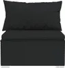 vidaXL 6 tlg. Garten Lounge Set mit Kissen Poly Rattan Produktbild-Vorschau 6