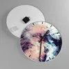 Wanduhr - Rund - Glasuhr - Abstraktion modern - 40x40cm - Produktbild-Vorschau 2