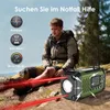 Noodradio met handkrik en zonnepaneel, 12000mAh, AM/FM/SW Productafbeelding-voorbeeld 6