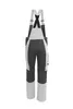 Qualitex  Latzhose X-Serie, Größe: 56, Farbe: weiß/grau Produktbild-Vorschau 2