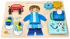Motorik-Spielzeug mit der Figur Adam, Busy Board, Activity Produktbild-Vorschau 2