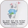 Mr. & Mrs. Panda Untersetzer für Gläser Reiseleiterin Herz Produktbild-Vorschau 1