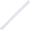 A single, long, white PVC garden privacy screen is laid out diagonally on a white background. Náhľad obrázku produktu
