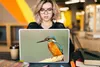 MuchoWow® Laptop Aufkleber Sticker Cover Vogel - Eisvogel - Produktbild-Vorschau 5