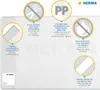 Buchschoner PP mit Lasche transparent 270 x 540mm Packung Produktbild-Vorschau 6