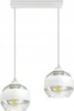 LUXOLAR Led Pendelleuchte 2 flammig - Deckenleuchte Weiß Produktbild-Vorschau 1