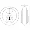 ABUS 203-17 Disk.Vorhangschoss 50mm rfr 24 IB 50, Produktbild-Vorschau 5