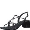 Tamaris Damen Sandalette Riemchen Sandale Karree Metallic Produktbild-Vorschau 1