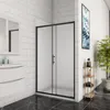 Nischentür Schiebetür 160x195cm，6mm NANO ESG Produktbild-Vorschau 2