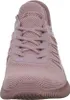 A close-up front view of a pink Skechers BOBS GEO sneaker. Anteprima dell’immagine prodotto