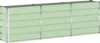 ViadXL Vaso da fiori verde 240 x 40 x 75 cm in acciaio Anteprima dell’immagine prodotto 1