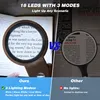 Lupe mit Licht und Ständer, Leselupe mit 18 LEDs und 3 Produktbild-Vorschau 5