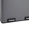 SVITA TM2X24 Poubelle grise 48 litres (2x24L) Poubelle à Voir les images du produit 6