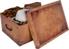 XXL Dekokarton CAMEL LEATHER in schöner, heller Leder Optik Produktbild-Vorschau 2
