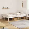 vidaXL Postel s čelem kovová bílá 160x200 cm Náhled obrázku produktu 2