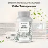 A product shot of a supplement bottle with marketing text and graphics. Produktbild-Vorschau