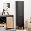Badezimmerschrank, platzsparender Hochschrank 37x37x160 cm, Produktbild-Vorschau 6