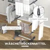 HOMCOM Wäscheständer Turmwäschetrockner 4 Ebenen klappbar Produktbild-Vorschau 5