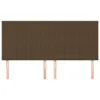 Design Möbel Kopfteile 4er Set Dunkelbraun 90x5x78/88 cm Produktbild-Vorschau 3