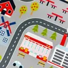 Kinderzimmerteppich rutschsicher mit Städtemuster in Grau Produktbild-Vorschau 2