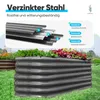 Quictent Hochbeet 180x90x45cm Oval, Pflanzkasten aus Produktbild-Vorschau 8