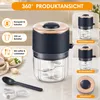 Elektrischer Zerkleinerer 350 ml, Mini Multizerkleinerer Produktbild-Vorschau 5