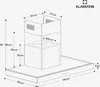 Klarstein ZenFusion T Dunstabzugshaube - 90 cm Wandmontage, Produktbild-Vorschau 7