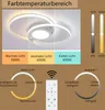 ZMH LED Deckenleuchte Weiß Dimmbar mit Fernbedienung 48 W Produktbild-Vorschau 2