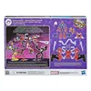 The image shows the back of a toy box for a Marvel Spider-Man Bend and Flex toy set. Produktbild-Vorschau