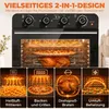 HOMCOM Heißluftfritteuse 36 Liter Mini Backofen mit Umluft Produktbild-Vorschau 5