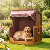 Fauteuil de plage pour chien Relaxdays, en rotin, avec Voir les images du produit 2