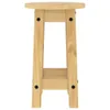 Sgabello da bar 2 pezzi. Legno di pino massiccio Anteprima dell’immagine prodotto 5