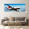 Bilder auf glas - Passagier Flugzeug Motoren Wolken - Produktbild-Vorschau 7