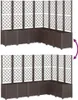 vidaXL Sadzarka z kratką Brązowa 160x160x140 cm PP Podgląd zdjęcia produktu 6