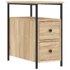 vidaXL Table de nuit chêne Sonoma 30x60x60 cm bois Voir les images du produit 2