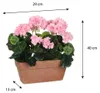 Mica Decorations Fleur artificielle Geranium - 29x13x40 cm Voir les images du produit 3