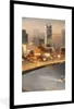 MuchoWow® Gerahmtes Poster Gemälde - Öl - Skyline - Stadt - Produktbild-Vorschau 1