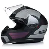 LS2 FF908 Strobe II Orion casque pliable, noir mat/gris, XL Voir les images du produit 15