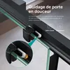 doporro Porte de Douche Coulissante 130x195cm pour Niche Voir les images du produit 4