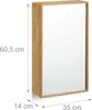 relaxdays 10021882_0 relaxdays Spiegelschrank braun Podgląd zdjęcia produktu 4