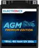 Electronicx Moto Edition AGM Batteria 12V 14Ah 200A ▶ Moto Anteprima dell’immagine prodotto 1