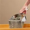 INF Katzenstreuschaufel Edelstahl mit Holzgriff - Produktbild-Vorschau 4