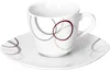 6er Set Espressotasse Palazzo 11cl mit Untertasse 12,3cm - Produktbild-Vorschau 2