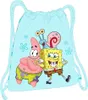 Borsa zaino con cinghie Spongebob Stay positive Blu Bianco Anteprima dell’immagine prodotto 5