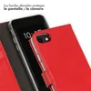 Funda de Cuero Auténtico tipo Libro para Apple iPhone SE Vista previa de la imagen del producto 4