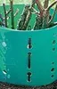 A close-up of a teal plant protector with branches of a plant visible inside. Produktbild-Vorschau