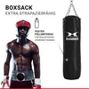 HAMMER Boxsack Black Kick, 100 cm, Kunstleder, 31 kg, Produktbild-Vorschau 4