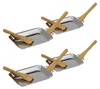 Bremermann grillpannen 4-delige set incl. 8 bamboe Productafbeelding-voorbeeld 1