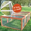 zooprinz Auslaufgehege Rabbit Run | Braun | 100x48x181cm Produktbild-Vorschau 3