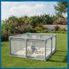 Kojec dla dziecka 126x126 cm suchy basen mata dwustronna + Podgląd zdjęcia produktu 9